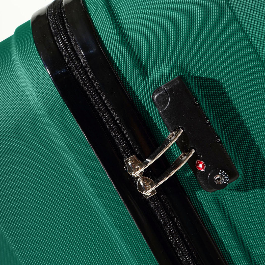 Slimbridge 20"24"28" 3Pc Luggage Sets Green