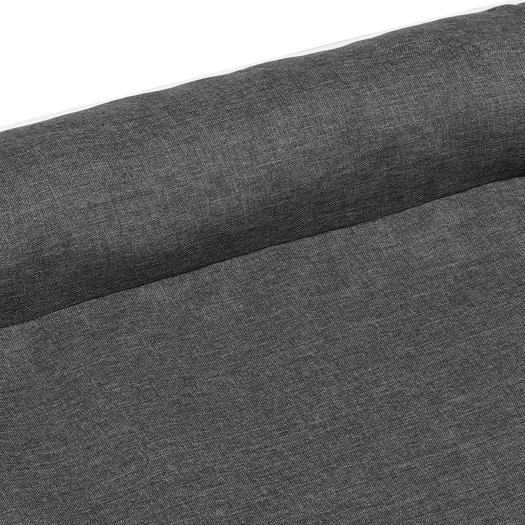 1 Sets of Pawz 1 Sets Of Orthopedic Dog Bed L Grey Premium Comfort And Support For Large Dogs