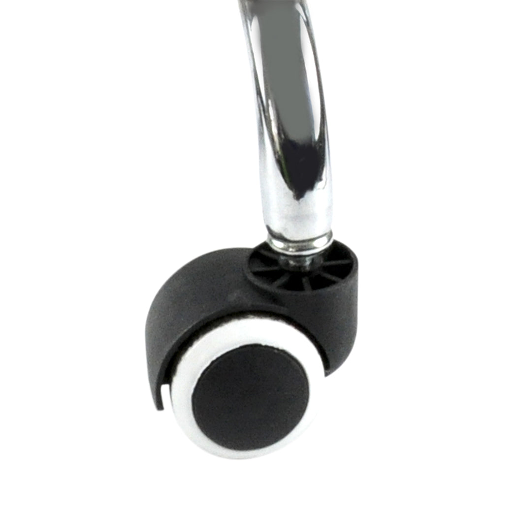 2X Swivel Salon Barstool Hairdressing Black