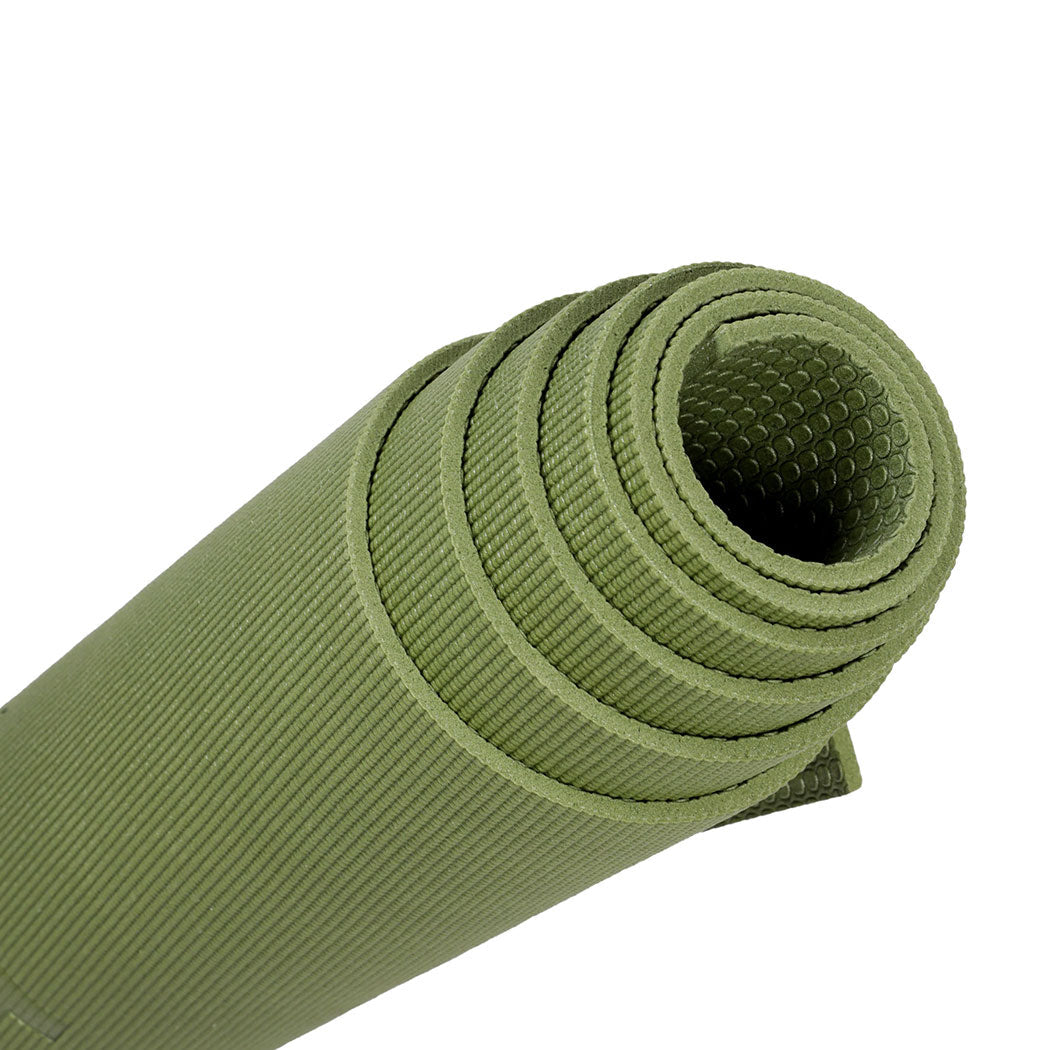 Centra Yoga Mat Non Slip 5Mm Exercise Green