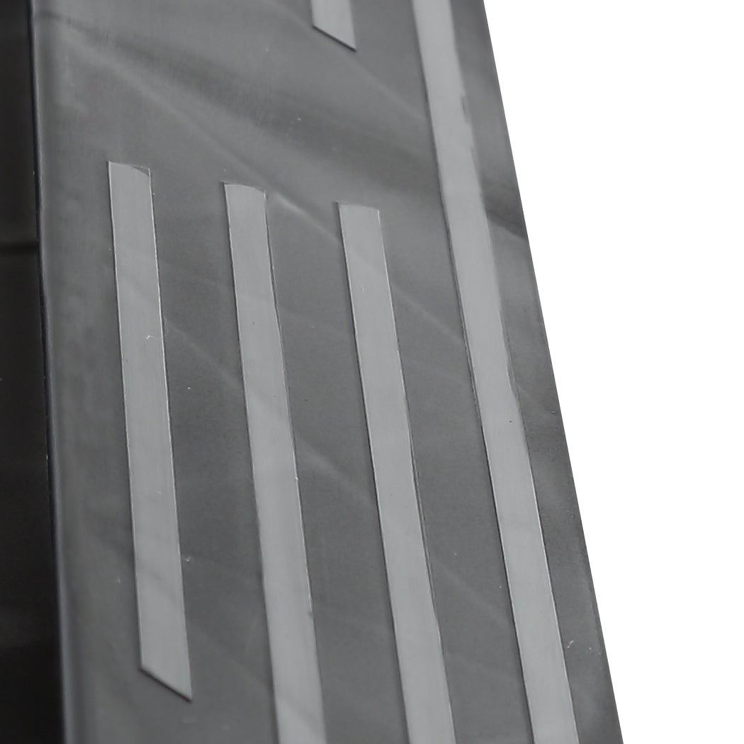 Baby Safety Gate Pet Barrier Black With Ramp For Home And Convenience