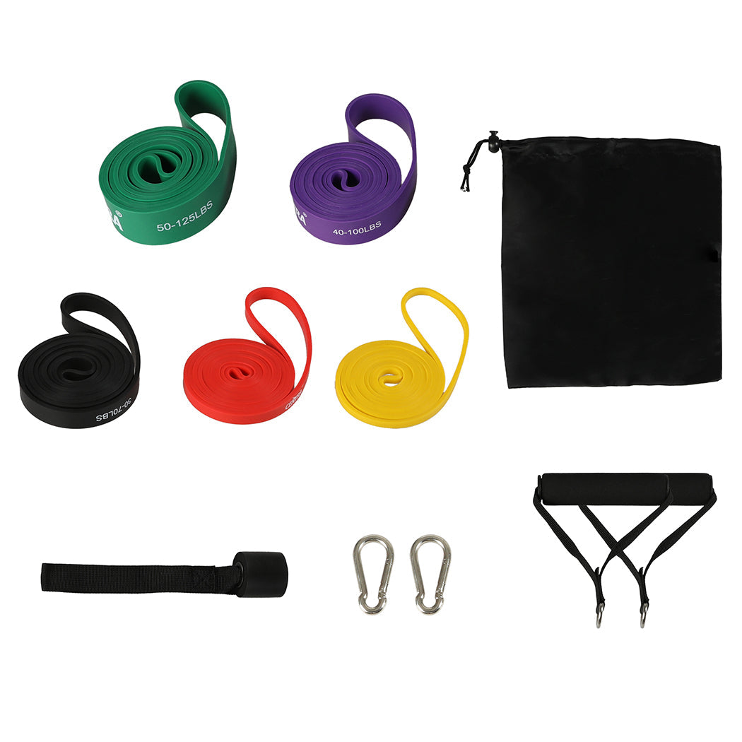Centra Set Of 5 Heavy Duty Resistance Bands