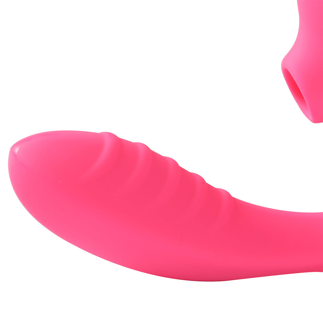 Urway Sucking Vibrator Oral Tongue Clit Pink