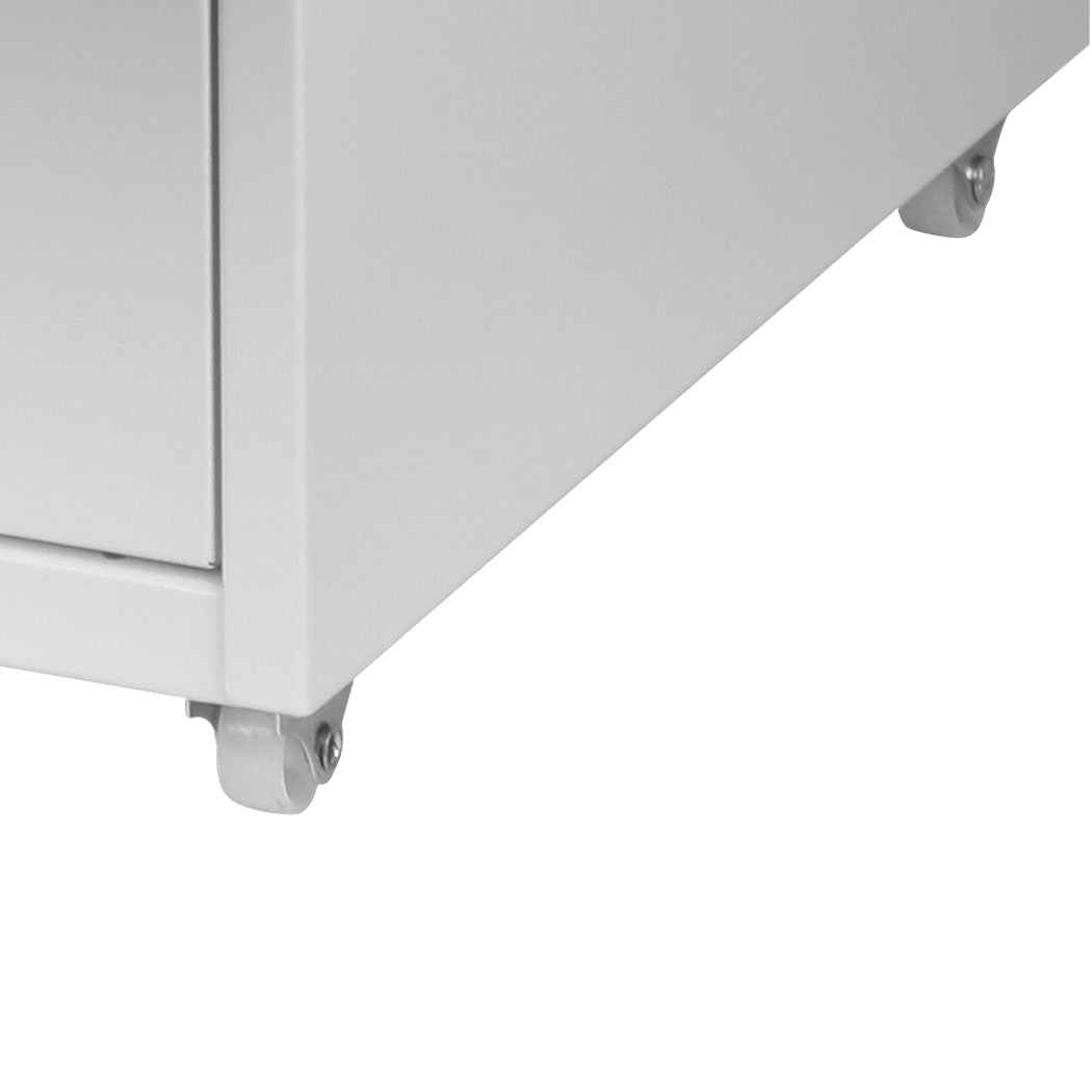 Office Cabinet 8 Drawer Drawers Filing Steel Frame White