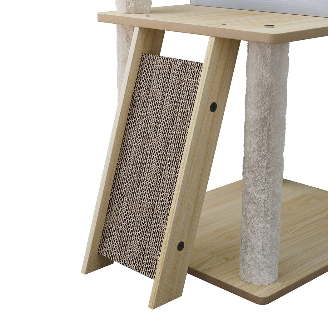 Pawz Cat Tree Tower Scratcher Wood Condo House 120Cm