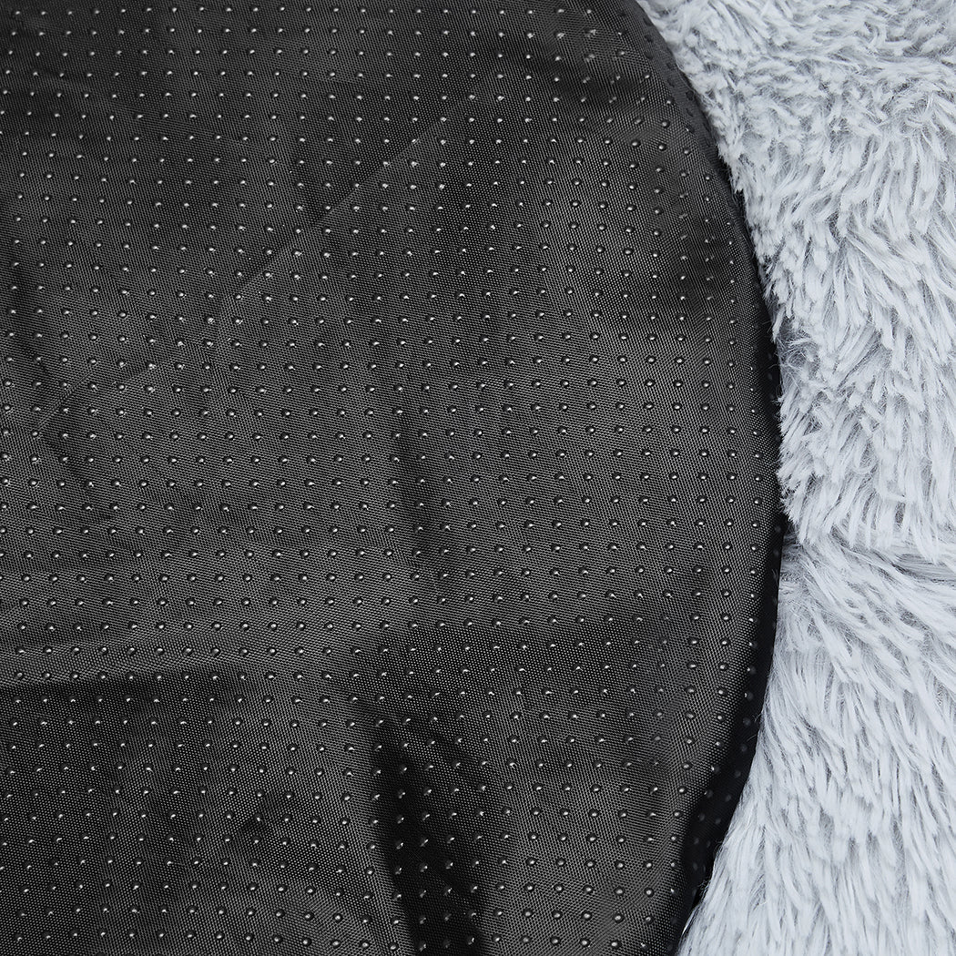 Pawz Extra Large Dark Grey Calming Pet Bed For Dogs