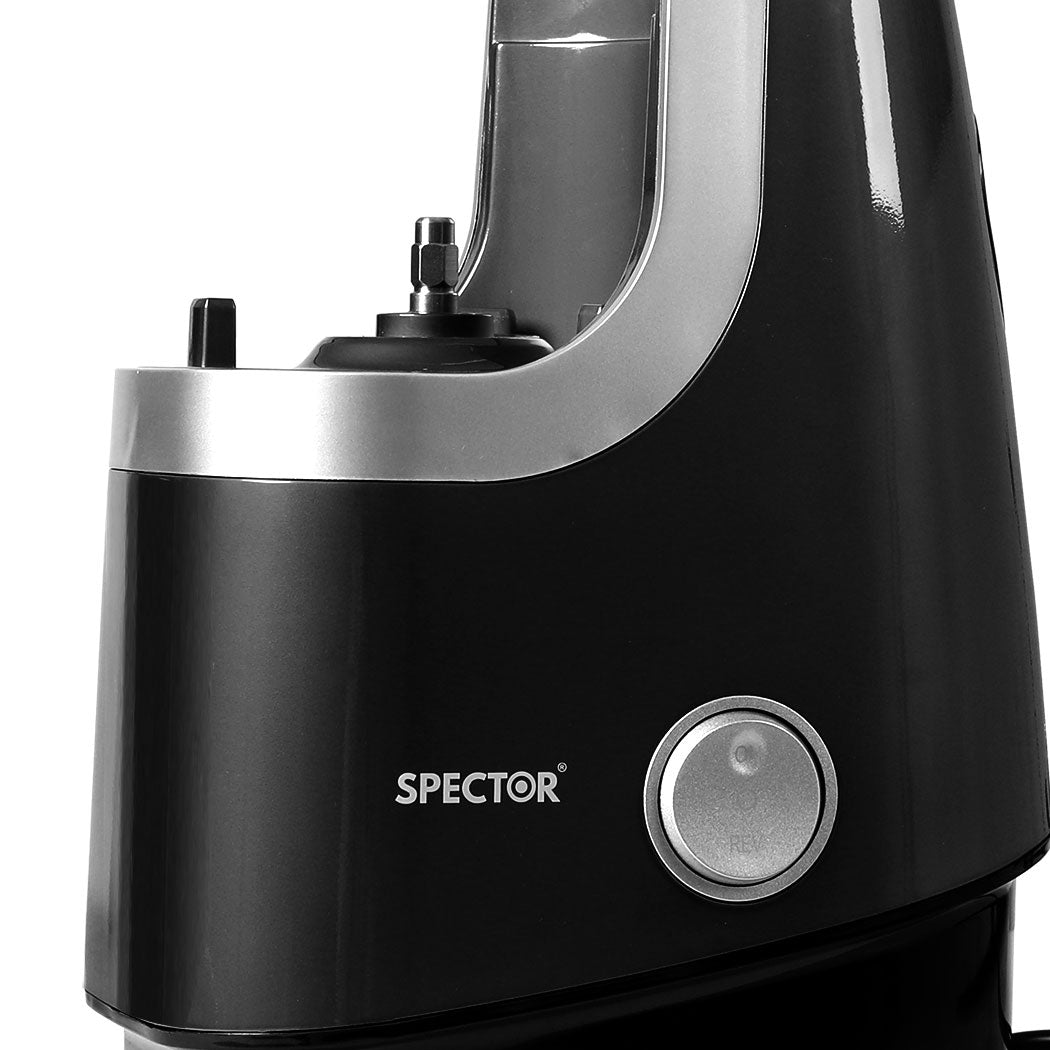 Spector Slow Juicer Cold Press Whole Black