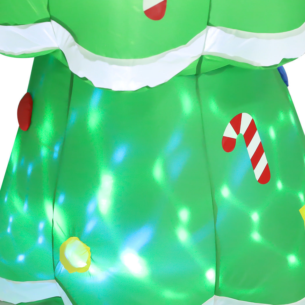 Santaco Inflatable 1.5M Christmas Tree Flashing Light
