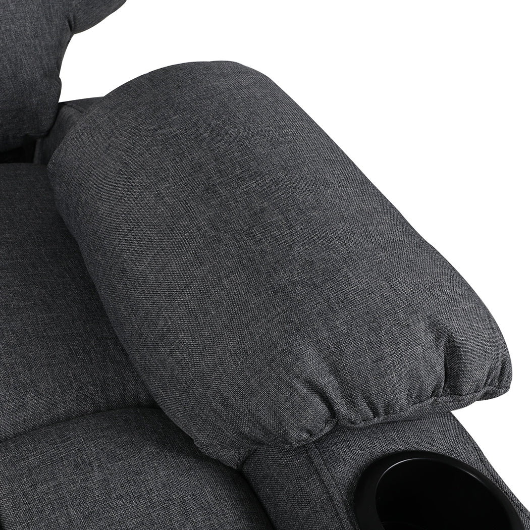 Recliner Chair Electric Lift Grey