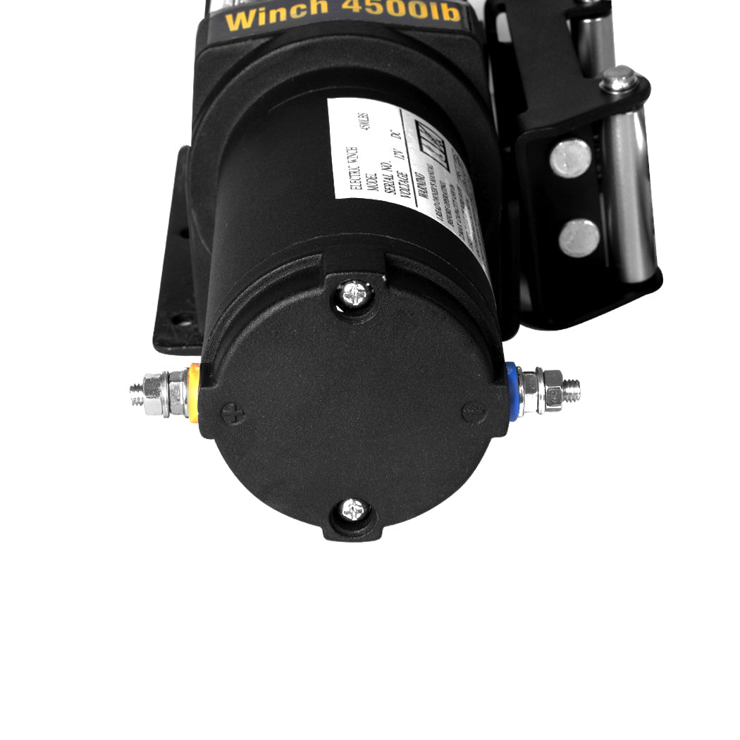 4500Lbs 12V Electric Winch Wireless Remote Control For Atv Trailer And Vehicle Recovery