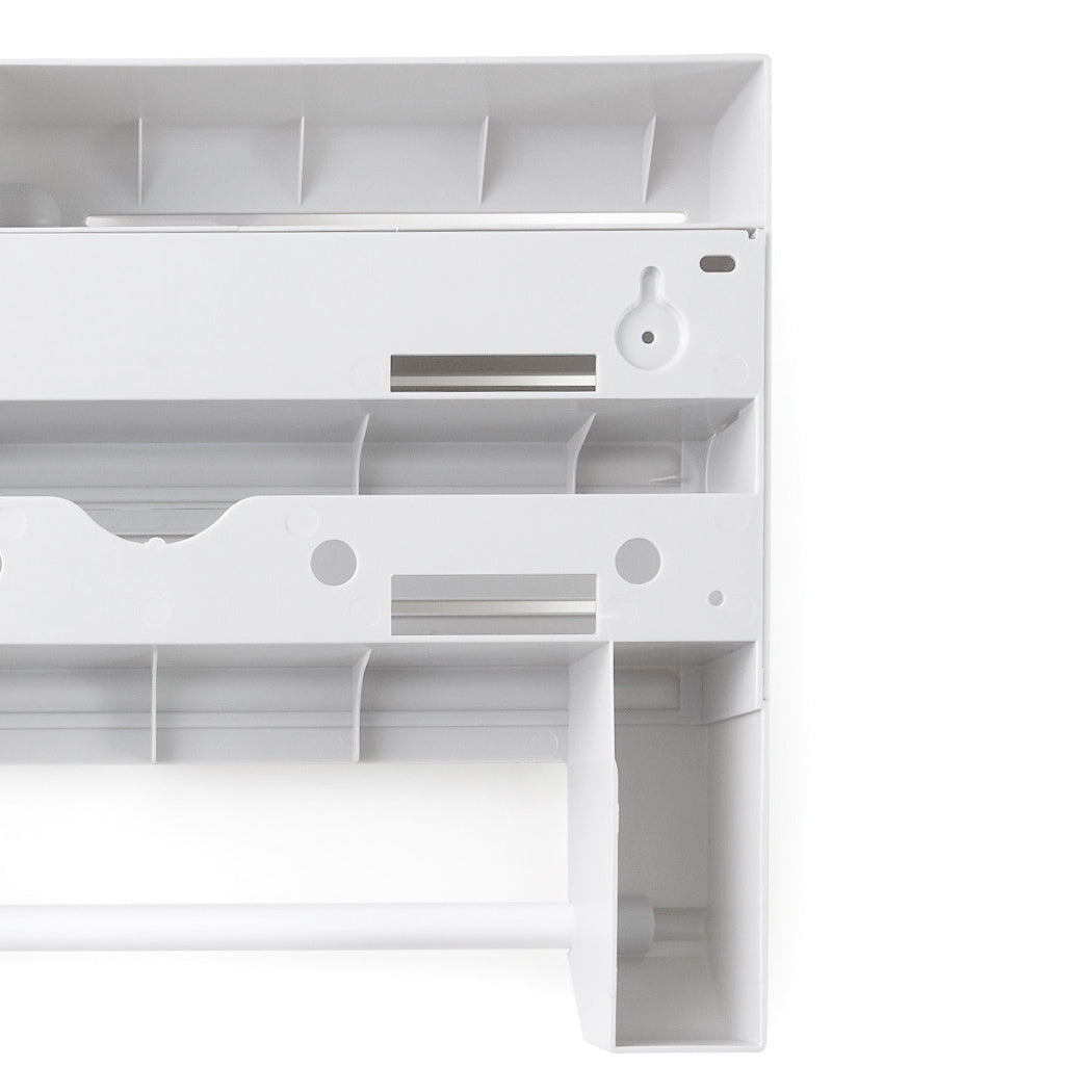 6In1 Wall Mounted Kitchen Rack Towel White