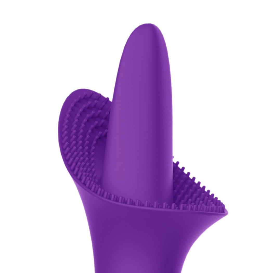 Urway Vibrator Licking Tongue Sex Toy Purple