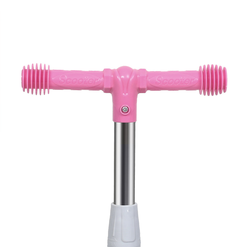 Bopeep Foldable Kids Scooter Led Music Pink