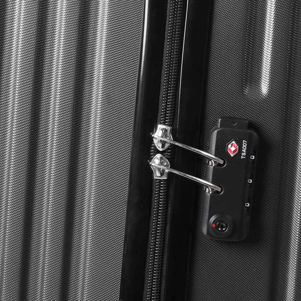 Slimbridge 24" Inch Luggage Suitcase Black