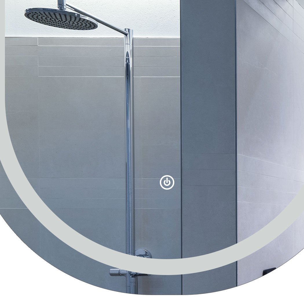 Emitto Led Wall Mirror Oval Anti Fog 50X90cm