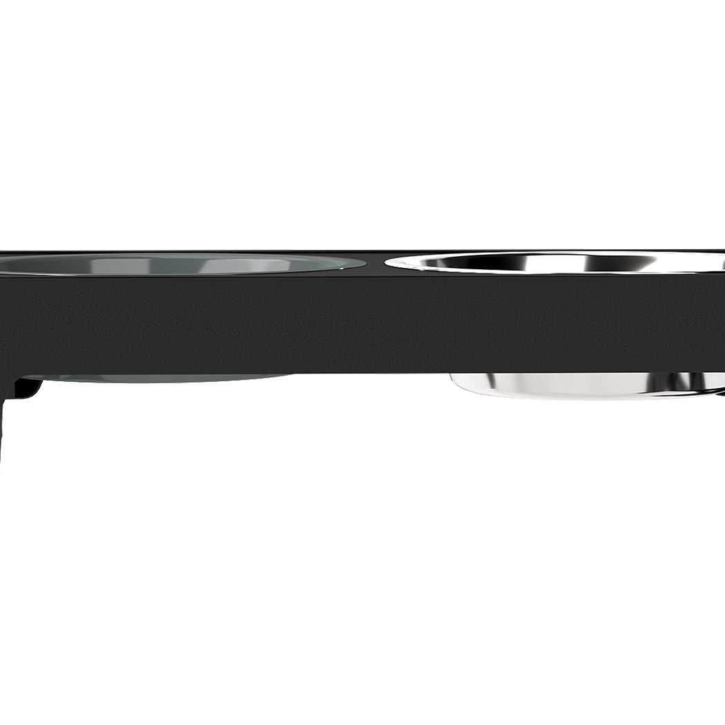 Pawz Elevated Dog Bowls 2 Stainless Steel And 1 Slow Feeder