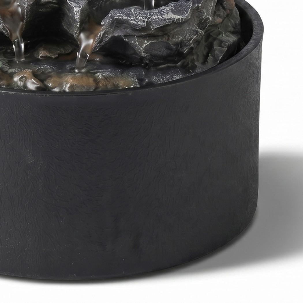 Spector Tabletop Water Fountain 3 Flow Levels Resin Indoor