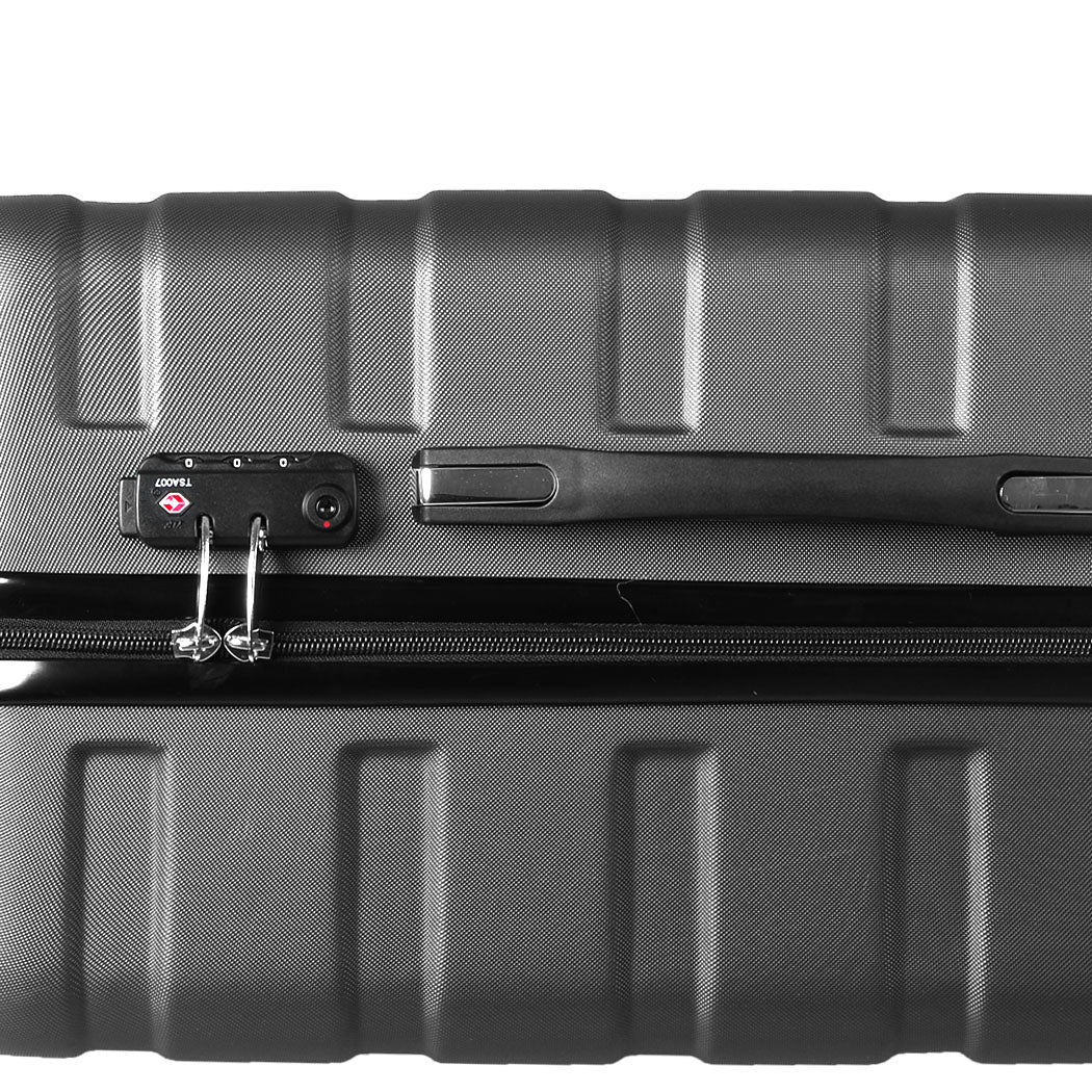 Slimbridge 3Pc Luggage Sets Suitcase Black