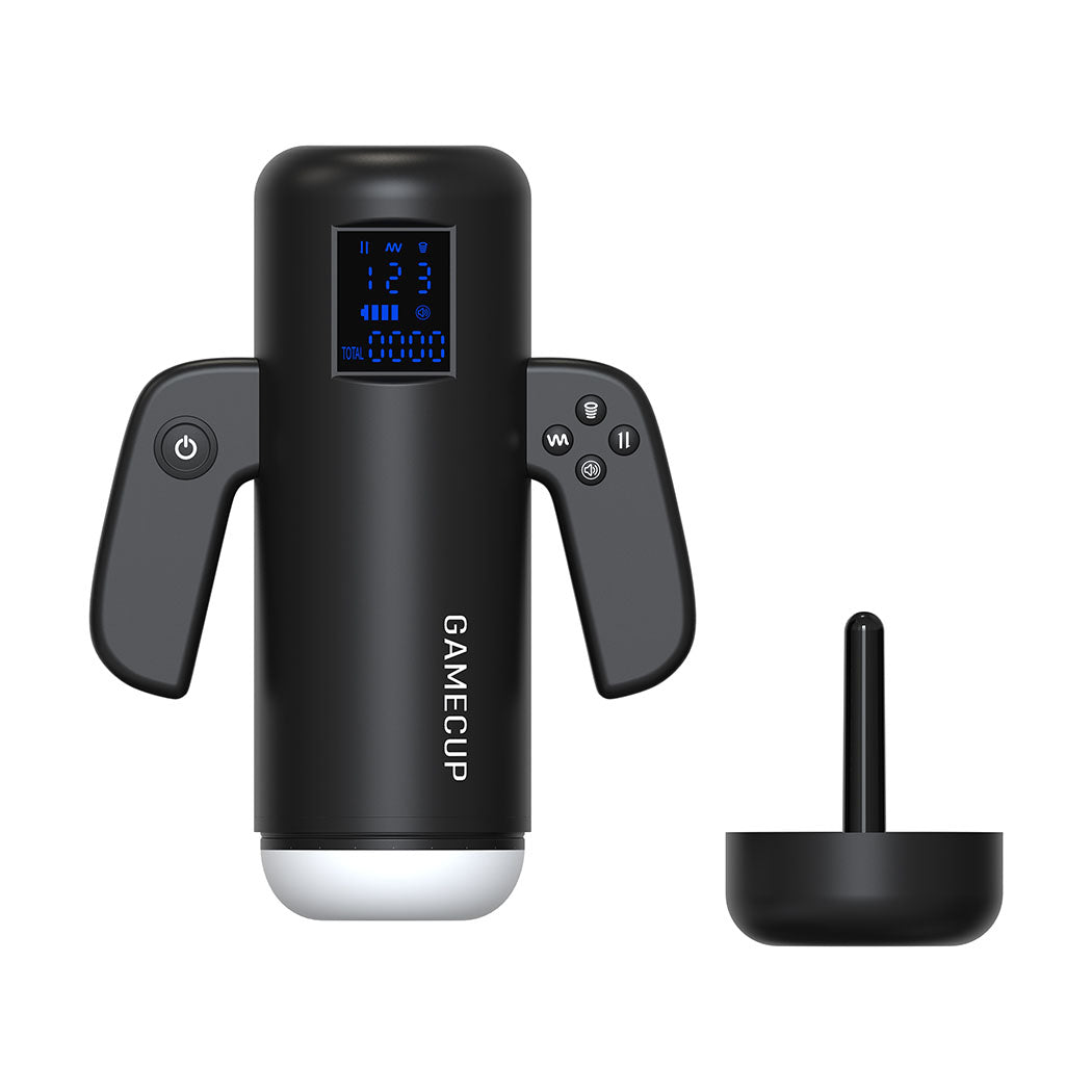Urway Telescopic Masturbator Masturbation Cup Heating Black