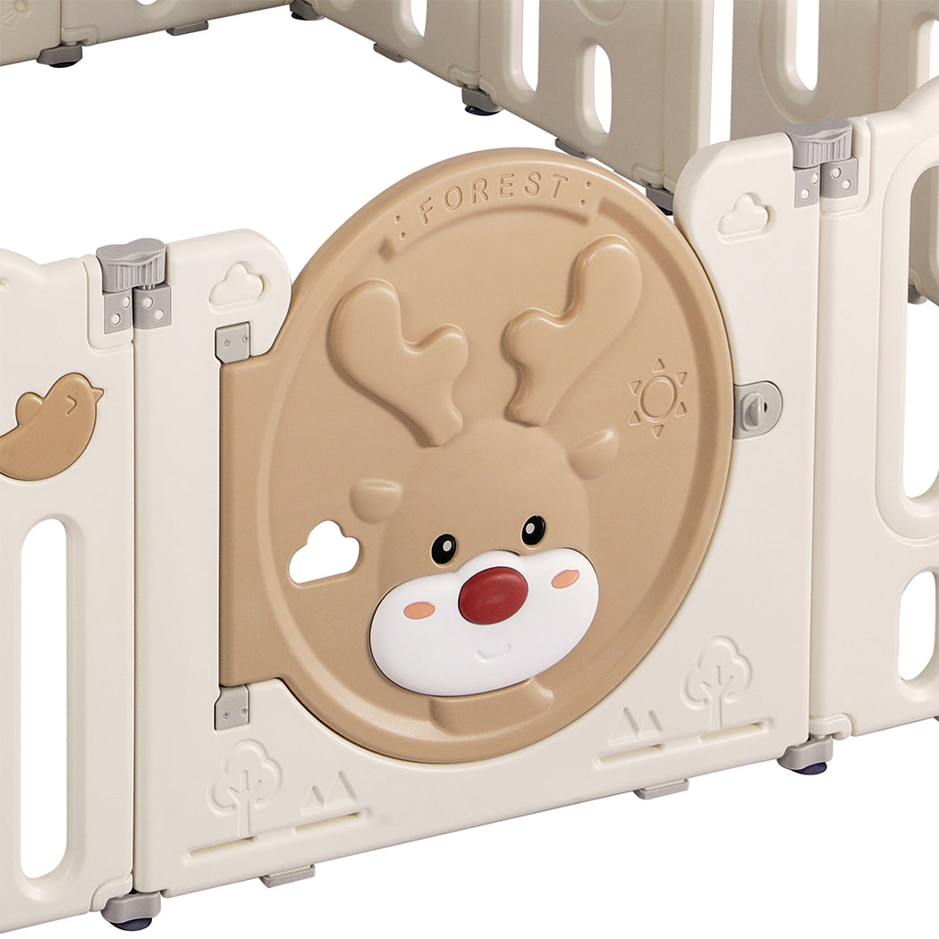 Bopeep 16 Panels Kids Playpen Baby Safety Gate
