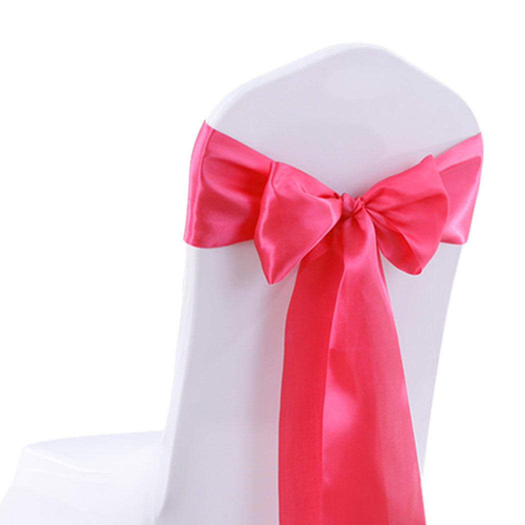 20X Satin Table Runners Chair Sashes Mauve