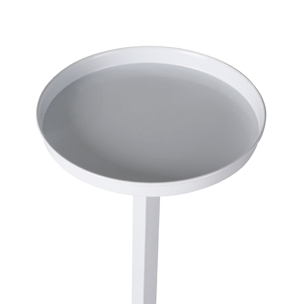 5 Tier Plant Stand Outdoor Indoor Flower White Medium