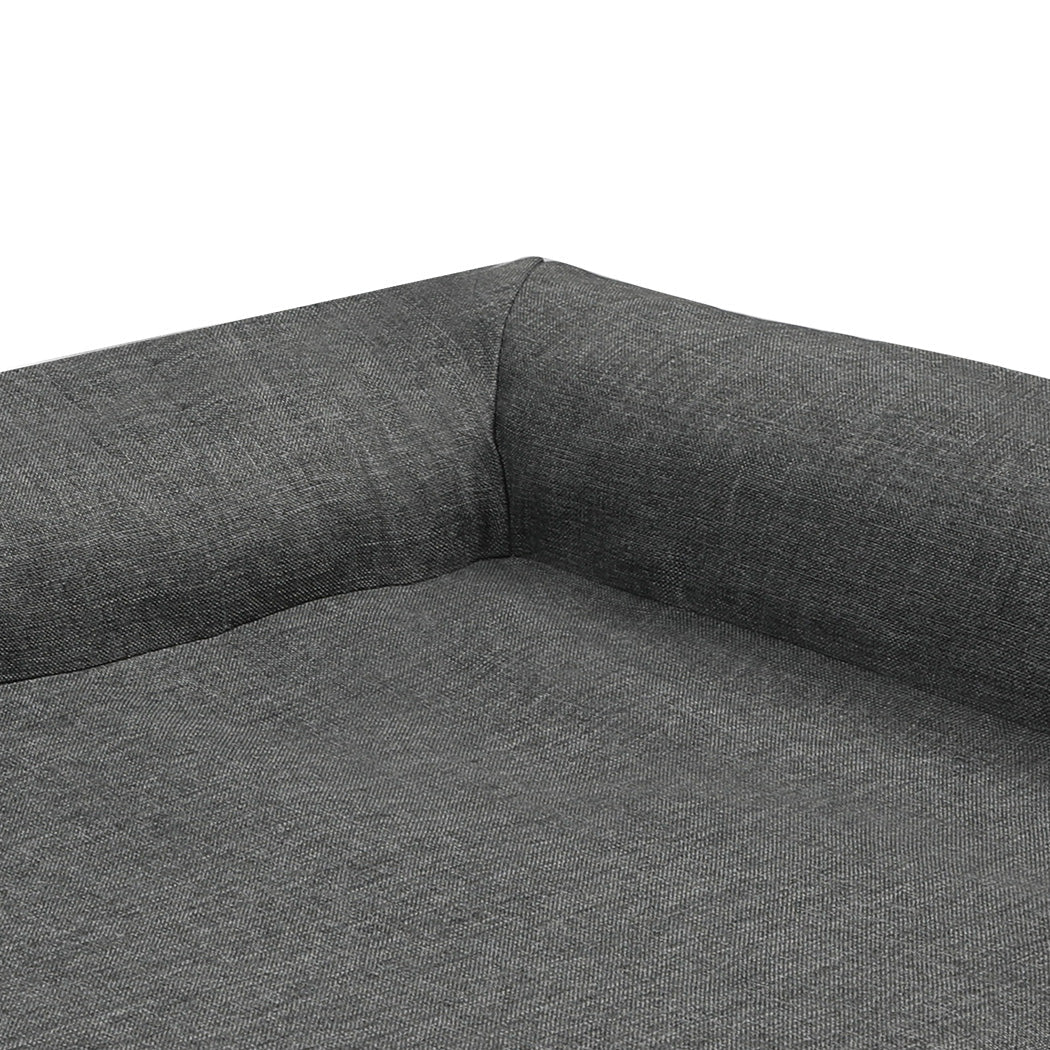 1 Sets of Pawz 1 Sets Of Orthopedic Dog Bed L Grey Premium Comfort And Support For Large Dogs