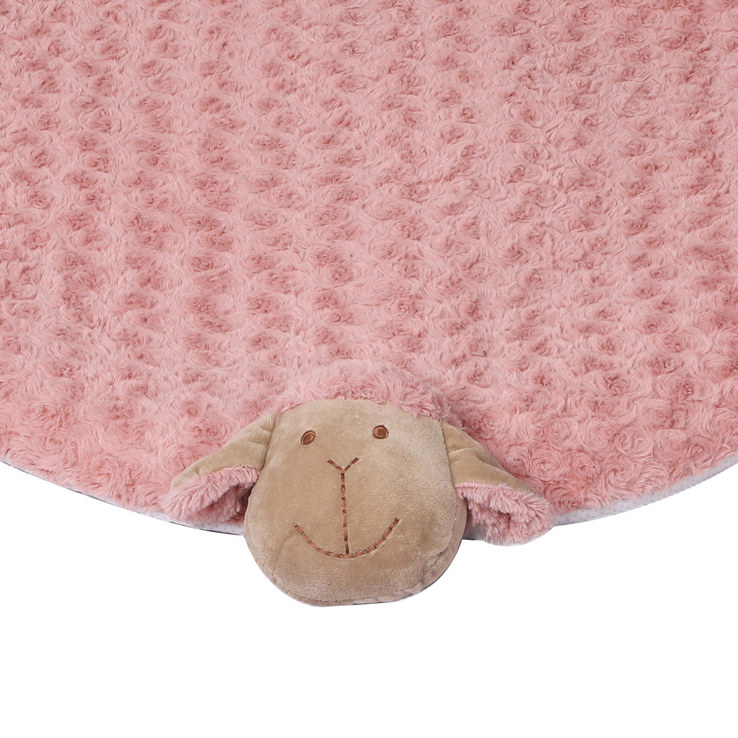 Pawz Pet Bed Cat Calming Beds Dog Squeaky L Pink Large