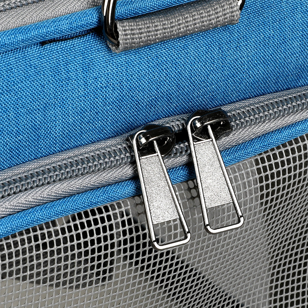 Pawz 3 In 1 Pet Soft Crate Dog Cat Carrier Xl Size Blue Multi Functional And Cozy Travel