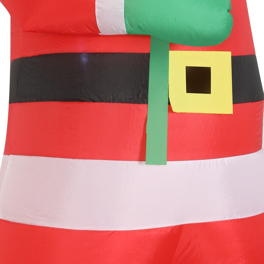 Santaco Inflatable 2.4M Claus Led Christmas Decor