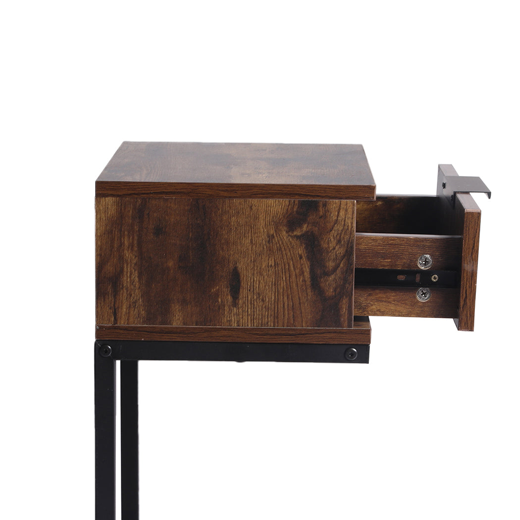 Bedside Tables Side End Modern Storage For Bedroom Or Living Room Decor