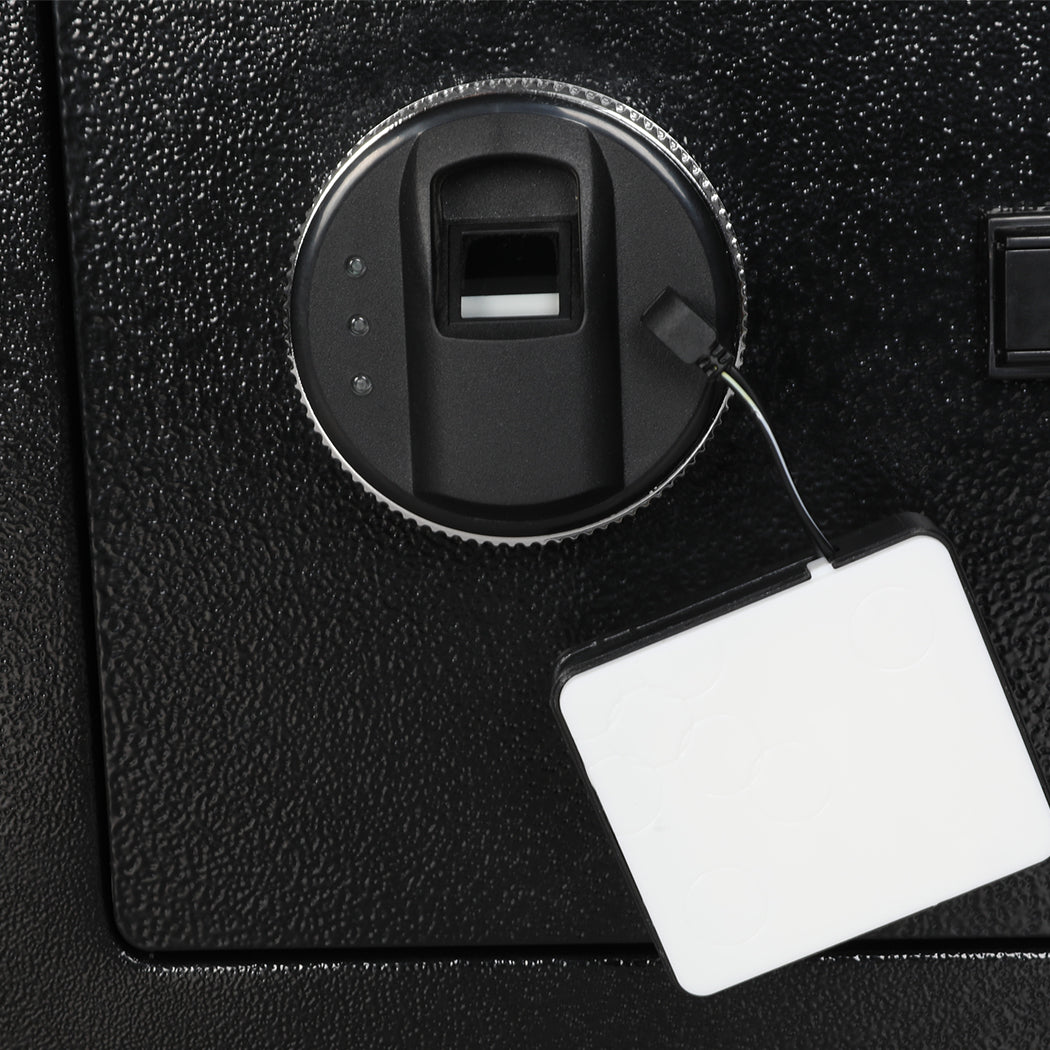 23.3L Digital Security Safe Box Fingerprint Key Lock Valuables Cash Documents