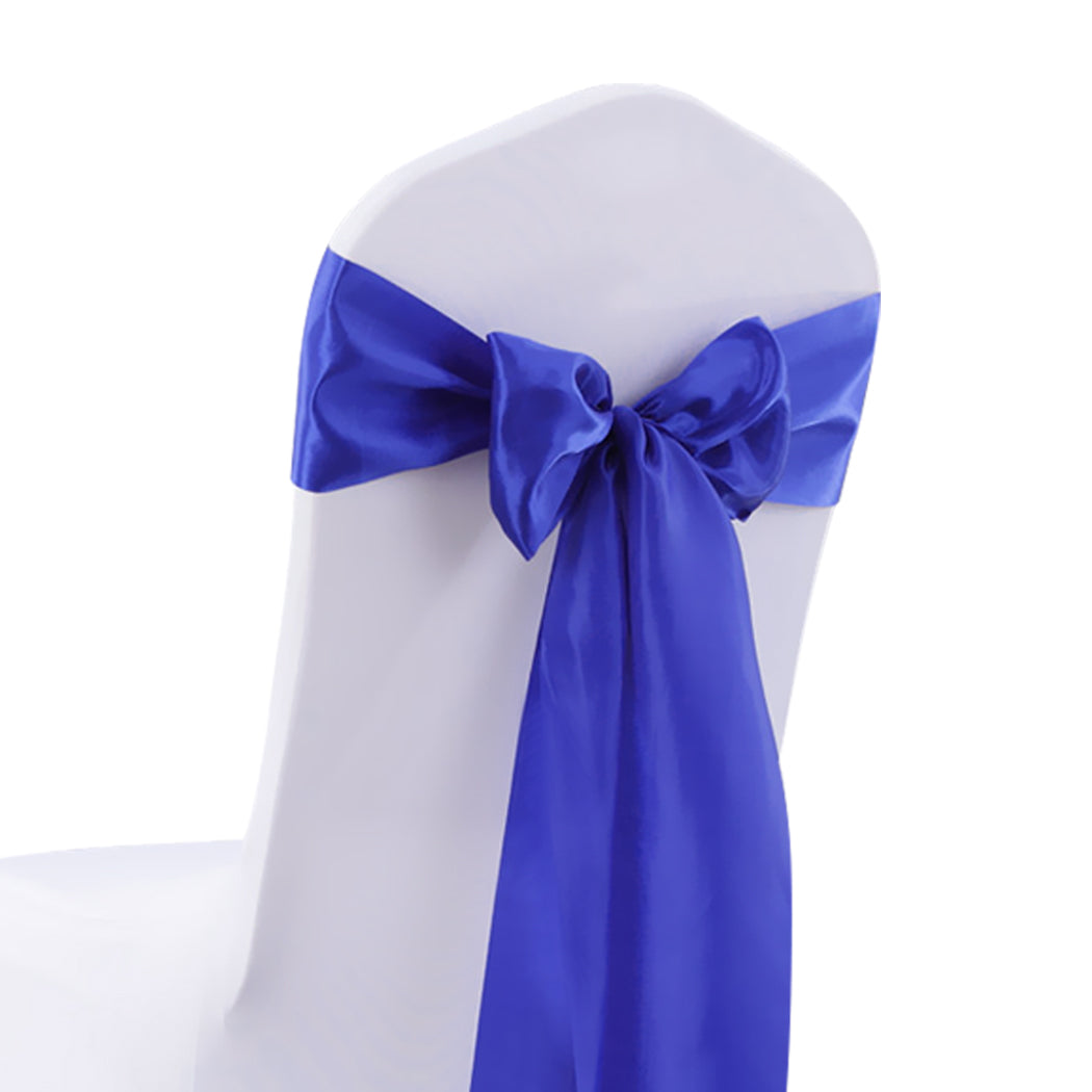 20X Satin Chair Sashes Covers Wedding Navy