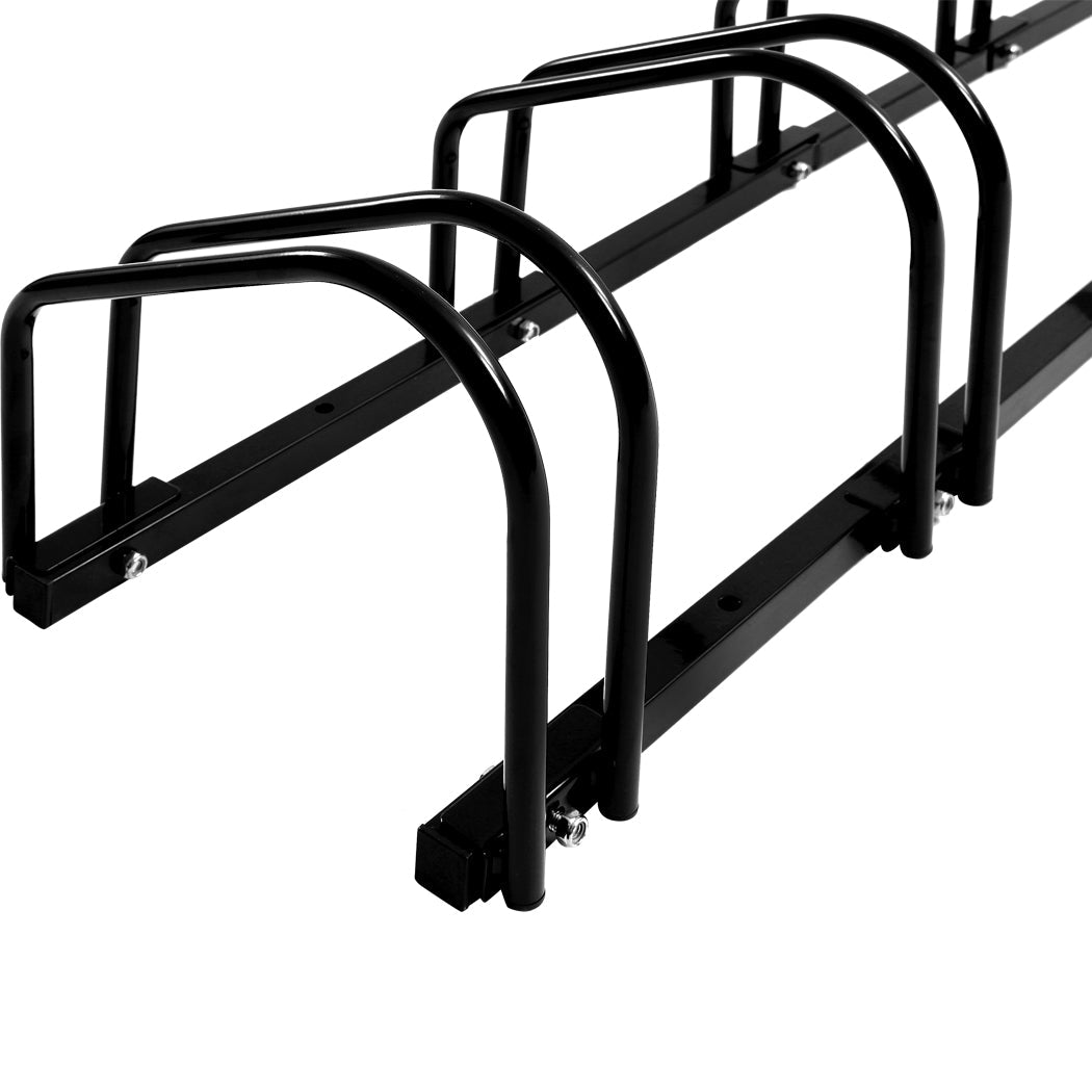 6 Bikes Stand Bicycle Rack Floor