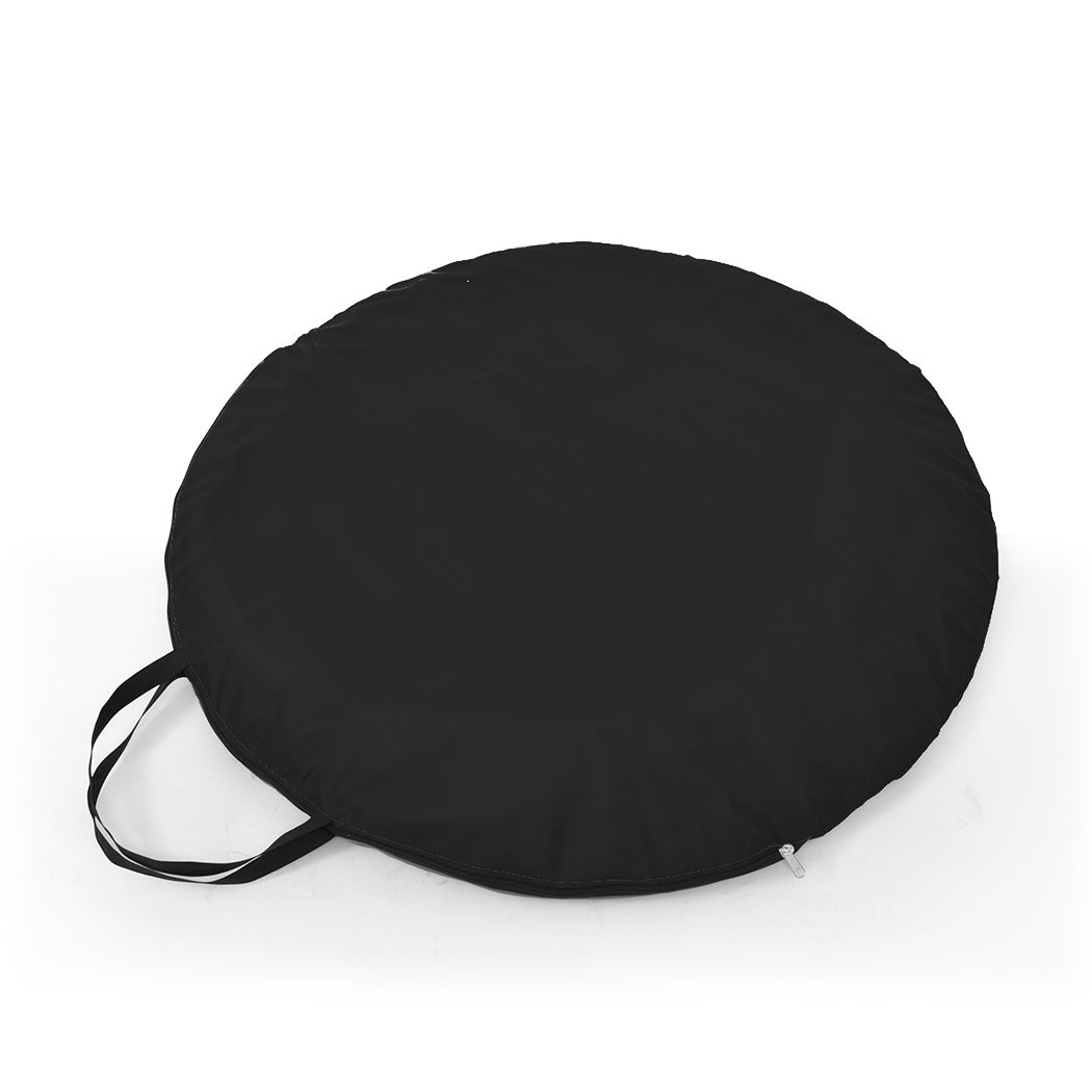 2X Pop Up Tent Camping Weather Shield Black