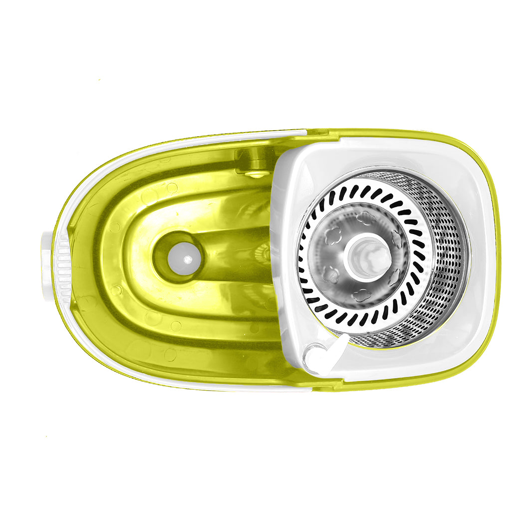 Cleanflo Spin Mop Bucket Set 360 Spinning Green