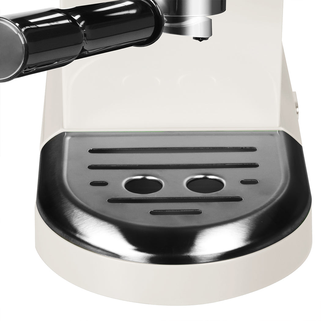Spector Coffee Maker Machine Espresso Milk White