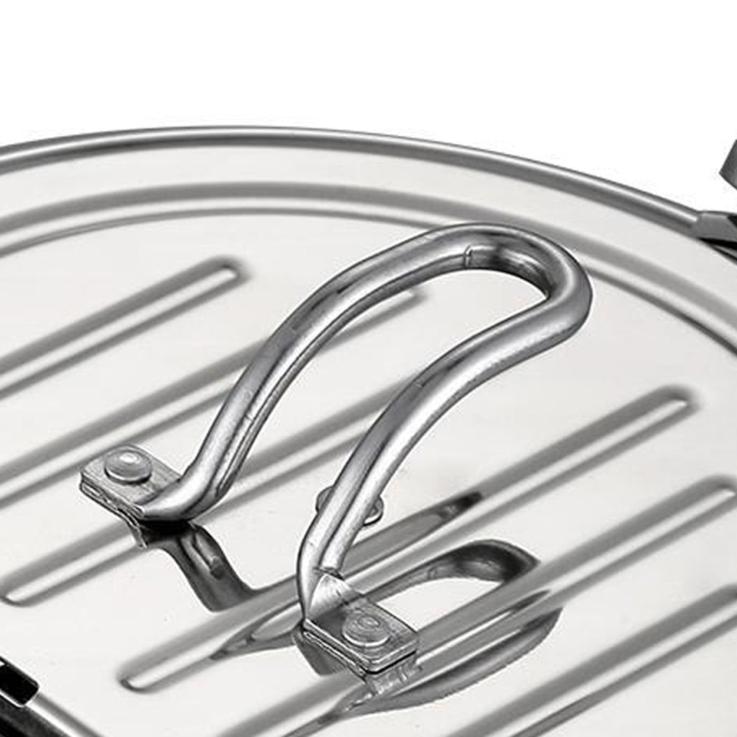 Toque 24Cm Japanese Deep Frying Pan Silver