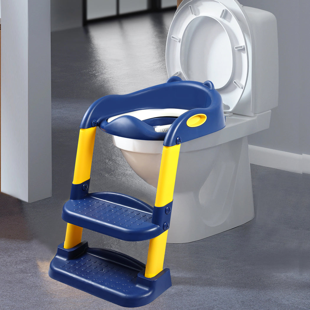 Bopeep Kids Toilet Ladder Blue