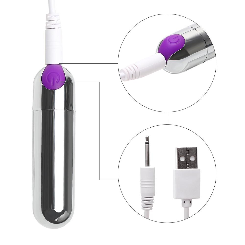 Strong Mini Vibrator Usb 10 Speed Waterproof G Spot Massager Women