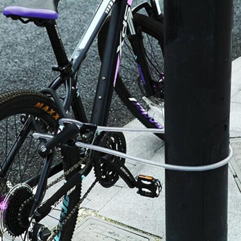 Bicycle Anti Theft U Lock Black