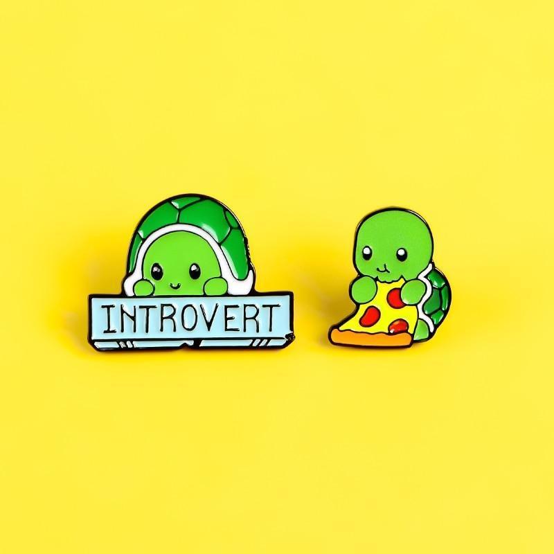 Pins With Pizza Introverted