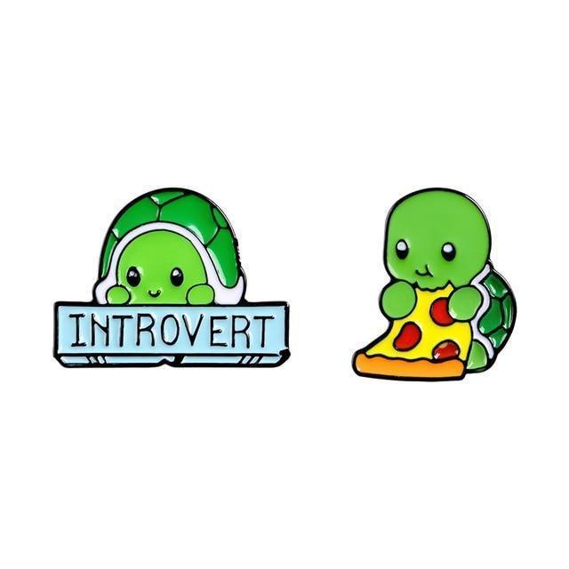 Pins With Pizza Introverted