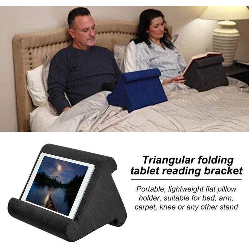Tablet Accessories Ipad / Phone Reading Pillow Computer Support Triangular Multi Angle Soft Suitable For Computers E Boo