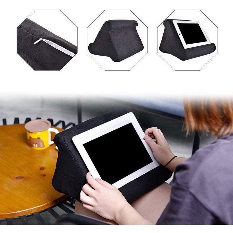 Tablet Accessories Ipad / Phone Reading Pillow Computer Support Triangular Multi Angle Soft Suitable For Computers E Boo
