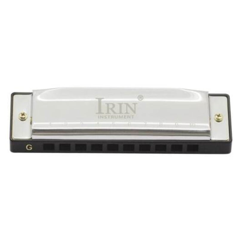 G Tune Blues Harmonica Silver