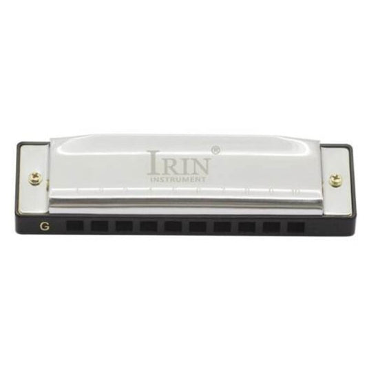 G Tune Blues Harmonica Silver