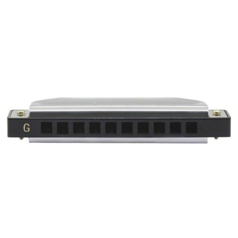 G Tune Blues Harmonica Silver
