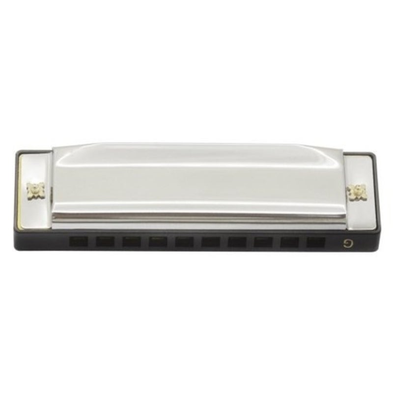 G Tune Blues Harmonica Silver