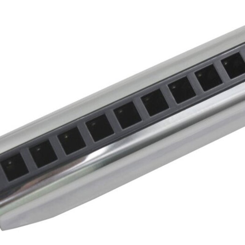 G Tune Blues Harmonica Silver